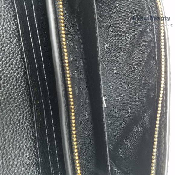 Tory Burch Britten Duo Envelope Black Wallet New - Picture 9 of 11